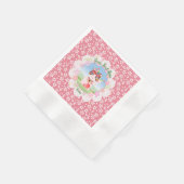 Maneki Neko Lucky Luna Party Serviette (Ecke)