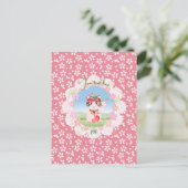 Maneki Neko Lucky Luna Post Card Postkarte (Stehend Vorderseite)