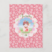 Maneki Neko Lucky Luna Post Card Postkarte (Vorderseite)