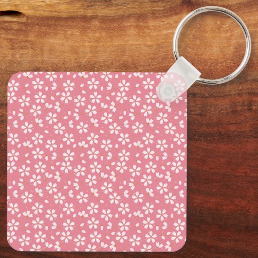 Maneki Neko Lucky Luna Square Schlüsselanhänger (Rückseite)