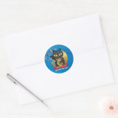 Maneki Neko Lucky Poilue Classic Round Sticker (Umschlag)