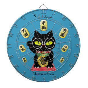 Maneki Neko Lucky Poilue Dartscheibe