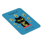 Maneki Neko Lucky Poilue flexibel Magnet (Rechte Seite)