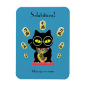 Maneki Neko Lucky Poilue flexibel Magnet (Vertikal)