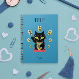 Maneki Neko Lucky Poilue Foto Notizblock