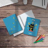 Maneki Neko Lucky Poilue Spiral Notizblock
