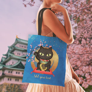 Maneki Neko Lucky Poilue Tote Bag Tasche