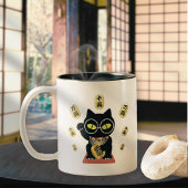 Maneki Neko Lucky Poilue Zweifarbige Tasse