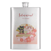 Maneki Neko Lucky Poiluna Classic Flachmann (Vorderseite)