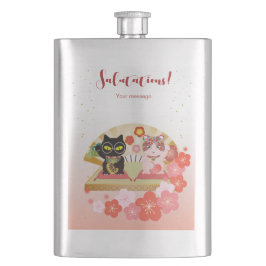 Maneki Neko Lucky Poiluna Classic Flachmann