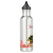 Maneki Neko Lucky Poiluna Edelstahlflasche (Links)