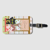 Maneki Neko Lucky Poiluna Gepäckanhänger (Vorderseite (Horizontal))