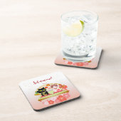 Maneki Neko Lucky Poiluna Getränkeuntersetzer (Rechte Seite)