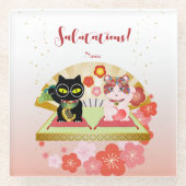 Maneki Neko Lucky Poiluna Glasuntersetzer (Vorderseite)