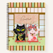 Maneki Neko Lucky Poiluna Notizblock (Vorderseite)