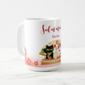 Maneki Neko Lucky Poiluna Tasse (Vorderseite Links)