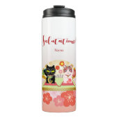 Maneki Neko Lucky Poiluna Thermosbecher (Vorderseite)