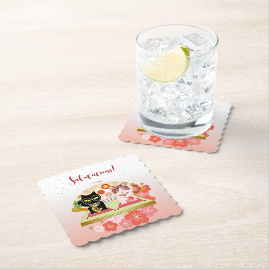 Maneki Neko Lucky Poiluna Untersetzer (Vor Ort)