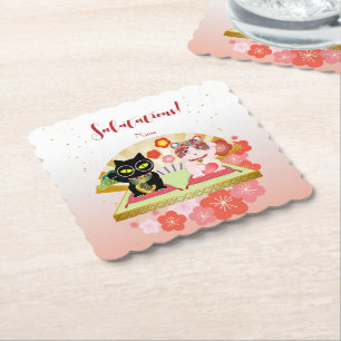 Maneki Neko Lucky Poiluna Untersetzer