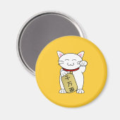 Maneki Neko Magnet (Vorderseite/Rückseite)