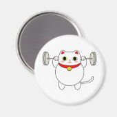 Maneki Neko Magnet (Vorderseite/Rückseite)