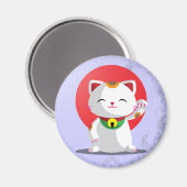 Maneki Neko Magnet (Vorderseite/Rückseite)