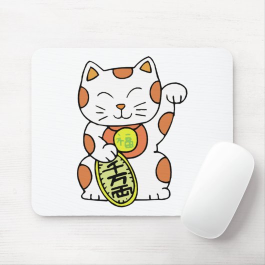 Maneki Neko Mousepad (Mit Mouse)