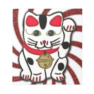 Maneki Neko Notizblock