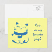 Maneki Neko Postcard Postkarte (Vorne/Hinten)