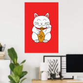 Maneki Neko Poster (Heimbüro)