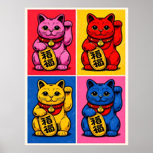 Maneki Neko Poster (Vorne)