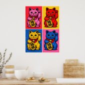 Maneki Neko Poster (Küche)