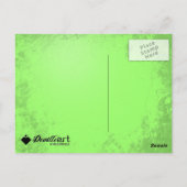 Maneki Neko Postkarte (Rückseite)