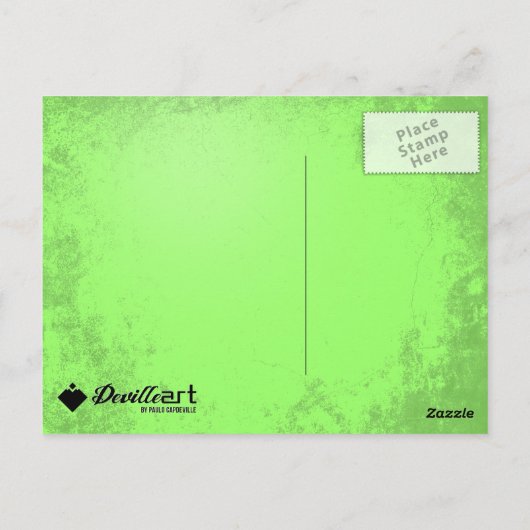 Maneki Neko Postkarte (Rückseite)