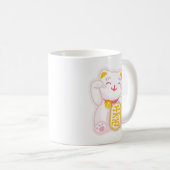 maneki neko Rosa Kaffeetasse (VorderseiteRechts)