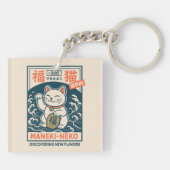Maneki-Neko Schlüsselanhänger (Rückseite)