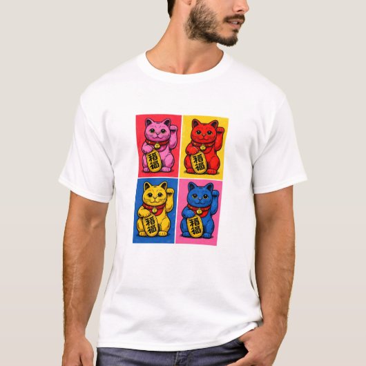 Maneki Neko T-Shirt (Vorderseite)