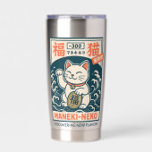 Maneki-Neko Thermobecher (Vorderseite)