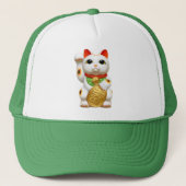 Maneki Neko Truckerkappe (Vorderseite)