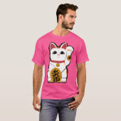 Maneki Neko Waving Cat T-Shirt (Vorne ganz)