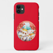 Manekineko Hanami Party Case-Mate iPhone Hülle (Rückseite)