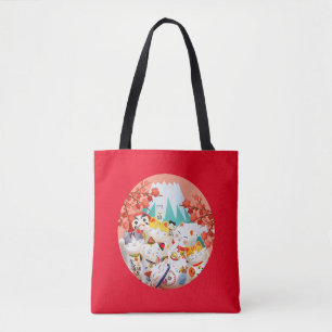 Manekineko Hanami Party Tasche
