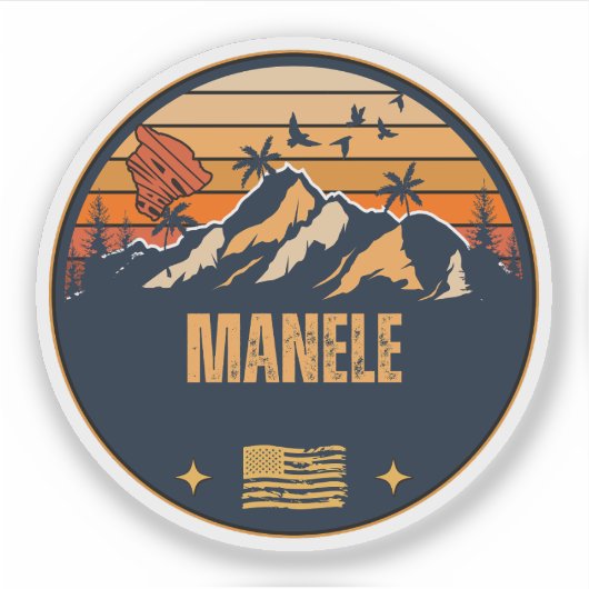 Manele, Hawaii Aufkleber (Vorderseite)