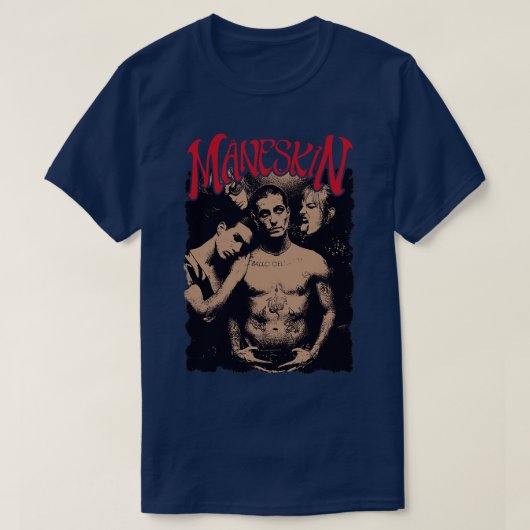 Maneskin-Band T-Shirt (Design vorne)