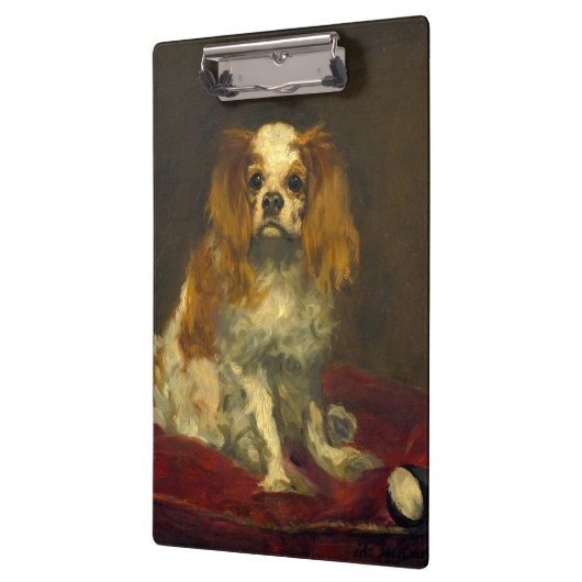 Manet A King Charles Spaniel Klemmbrett (Links)
