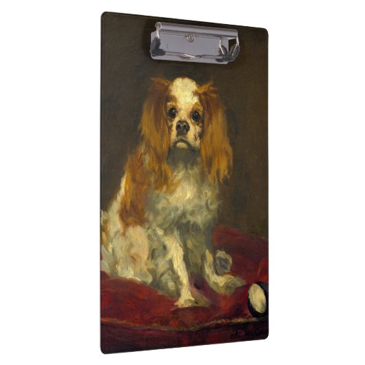 Manet A King Charles Spaniel Klemmbrett (Rechts)