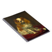 Manet A King Charles Spaniel Notizblock (Rechte Seite)