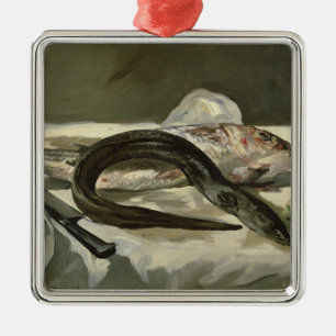 Manet   Aal und rote Meeräsche, 1864 Silbernes Ornament