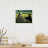Manet | Am Strand, 1873 Poster (Küche)