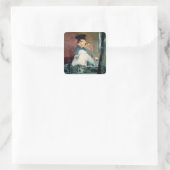 Manet | Bar, 1878-79 Quadratischer Aufkleber (Tasche)